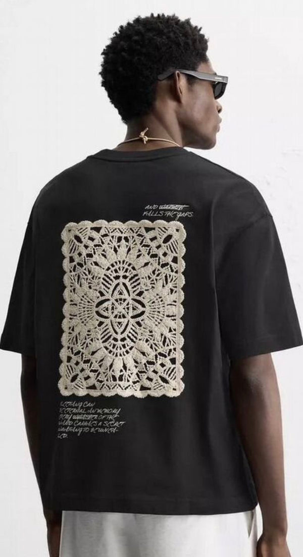 Black artistic t-shirt